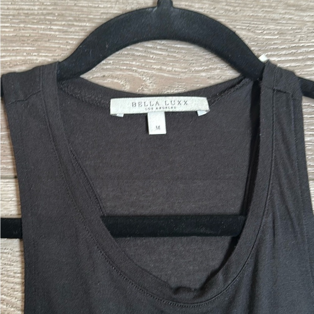 Bella Luxx Black Tank Top for Women